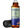 UpNature Breathe Essential Oil Roll On Blend – Natural Breathing Support - Premium Quality Essential Oils for Skin - Pure Blend of Peppermint, Tea Tree & Eucalyptus Oil