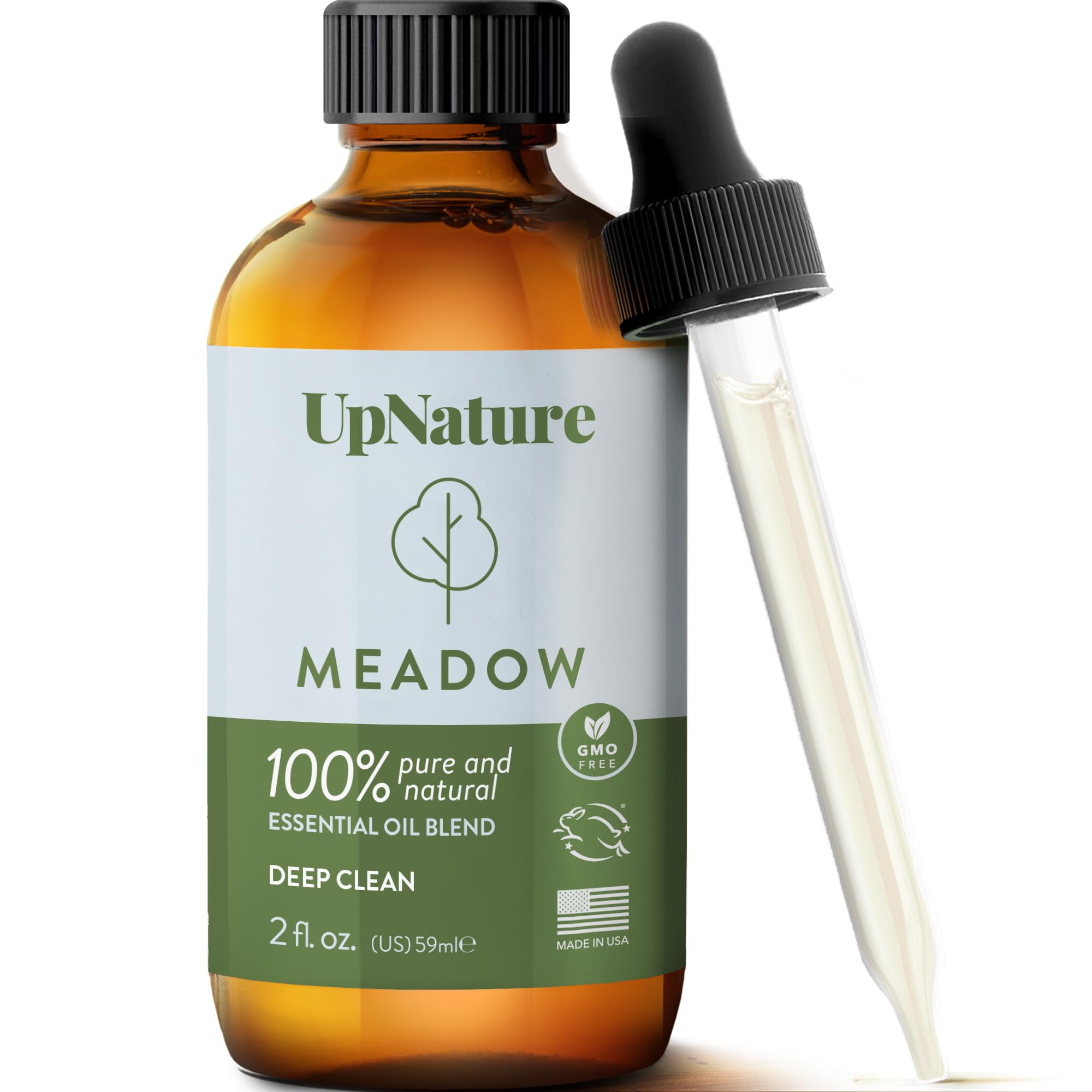 Meadow Essential Oil Blend 2oz - Natural Household All Purpose Cleaning Blend, Floral & Fresh Linen Essential Oil with Lavender Essential Oil, Ylang-Ylang Essential Oil & Eucalyptus Essential Oil