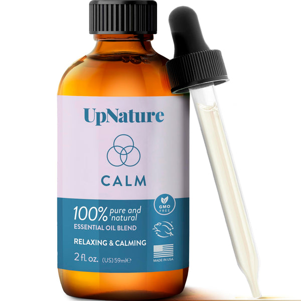 Calm Essential Oil Blend 2 oz - Stress Ease Relaxation Gifts for Women –  UpNature