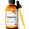 Pumpkin Seed Oil 2oz - 100% Natural & Pure Pumpkin Oil for Skin, Moisturizes Skin & Body- Pumpkin Seed Oil for Hair Growth, Hair Oil for Hair, Eyelashes & Eyebrows- Carrier Oils