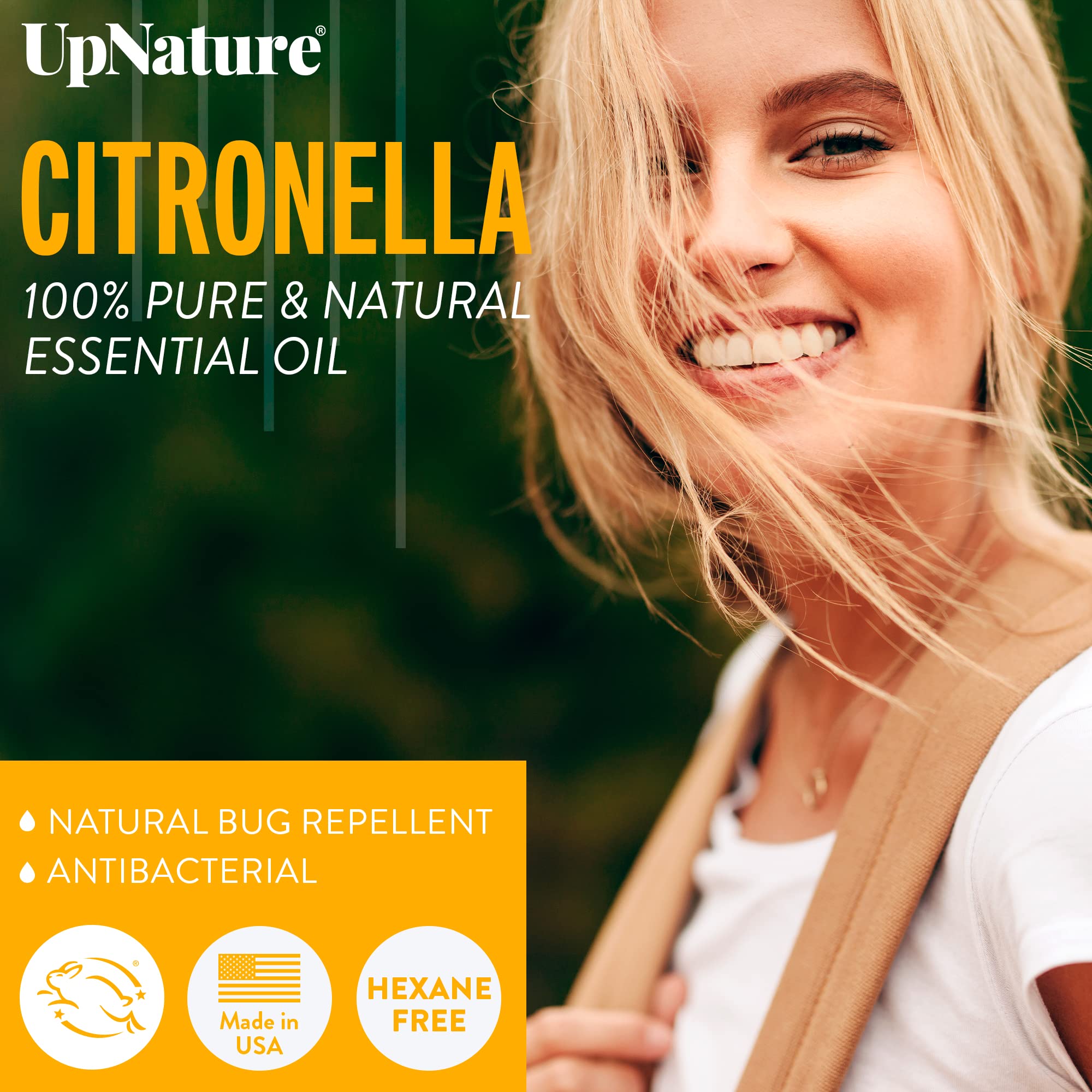 Citronella Essential Oil Roll-On   Boost Your Mood, Stay Safe from Bugs - Pre-Diluted, Aromatherapy, Therapeutic Grade   Perfect Stocking Stuffer! (10ml/.33)
